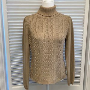 Liz Claiborne CRAZY HORSE cable knit sweater